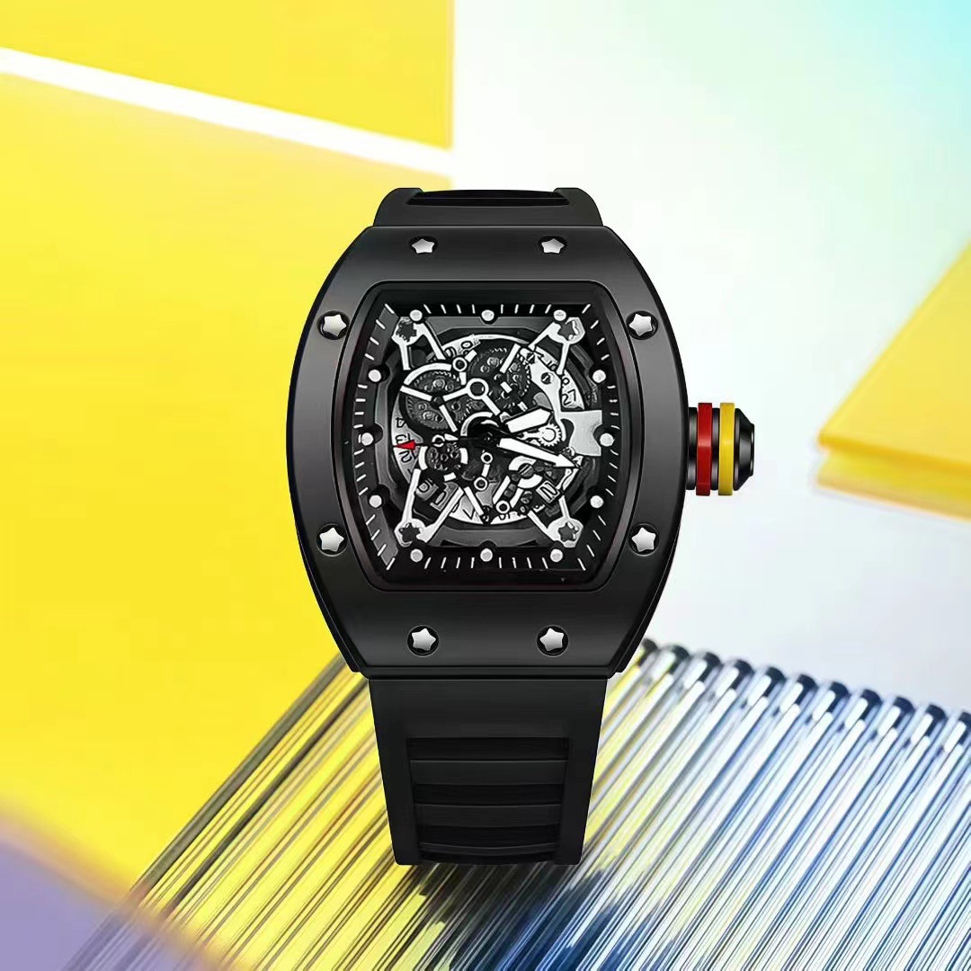 O1CN01dZVOZj1dcIjf2bOAF_4023503756-0-cib.jpg Trendy and Unique Men's Watch, Transparent Back Quartz Watch, Luminous Men's Watch - Image 1